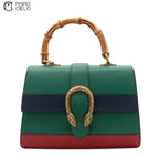 GUCCI Dionysus Handbag Green Leather