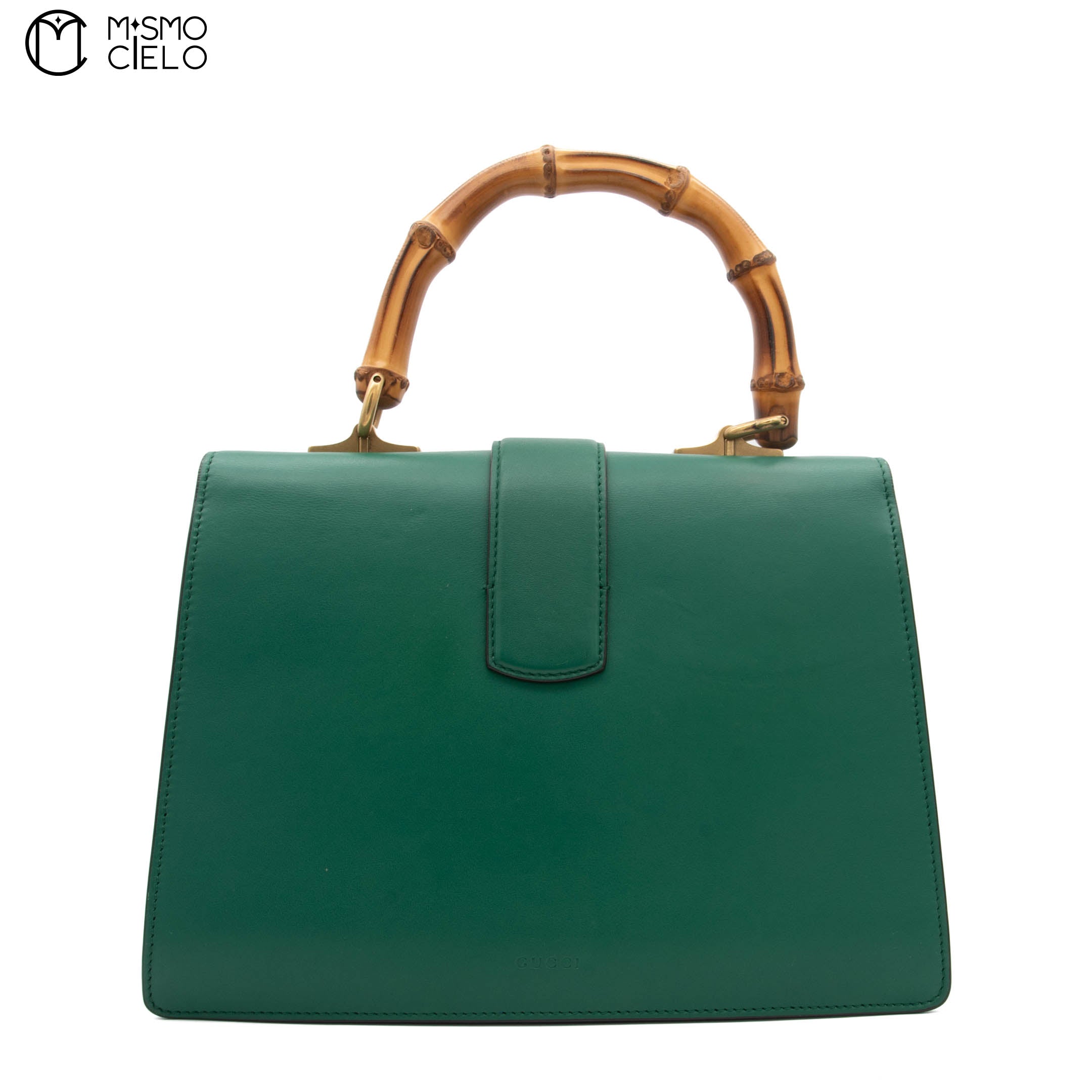 GUCCI Dionysus Handbag Green Leather