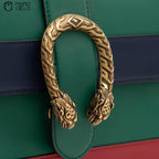 GUCCI Dionysus Handbag Green Leather