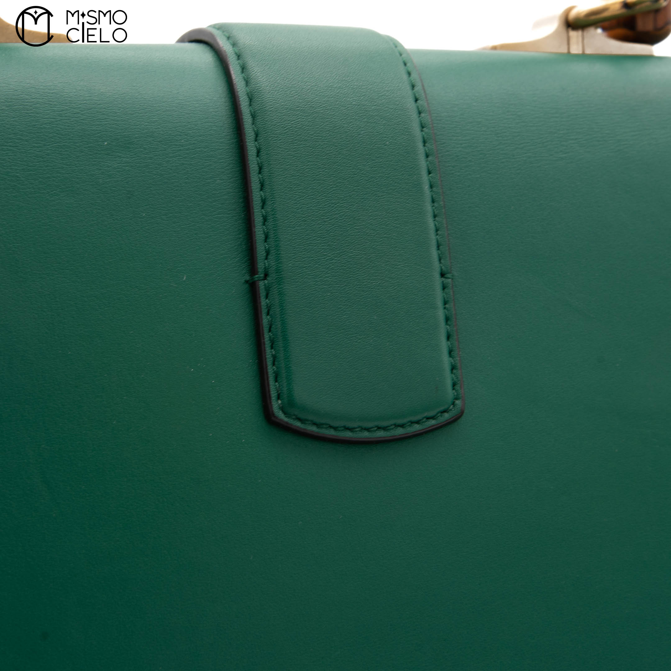 GUCCI Dionysus Handbag Green Leather