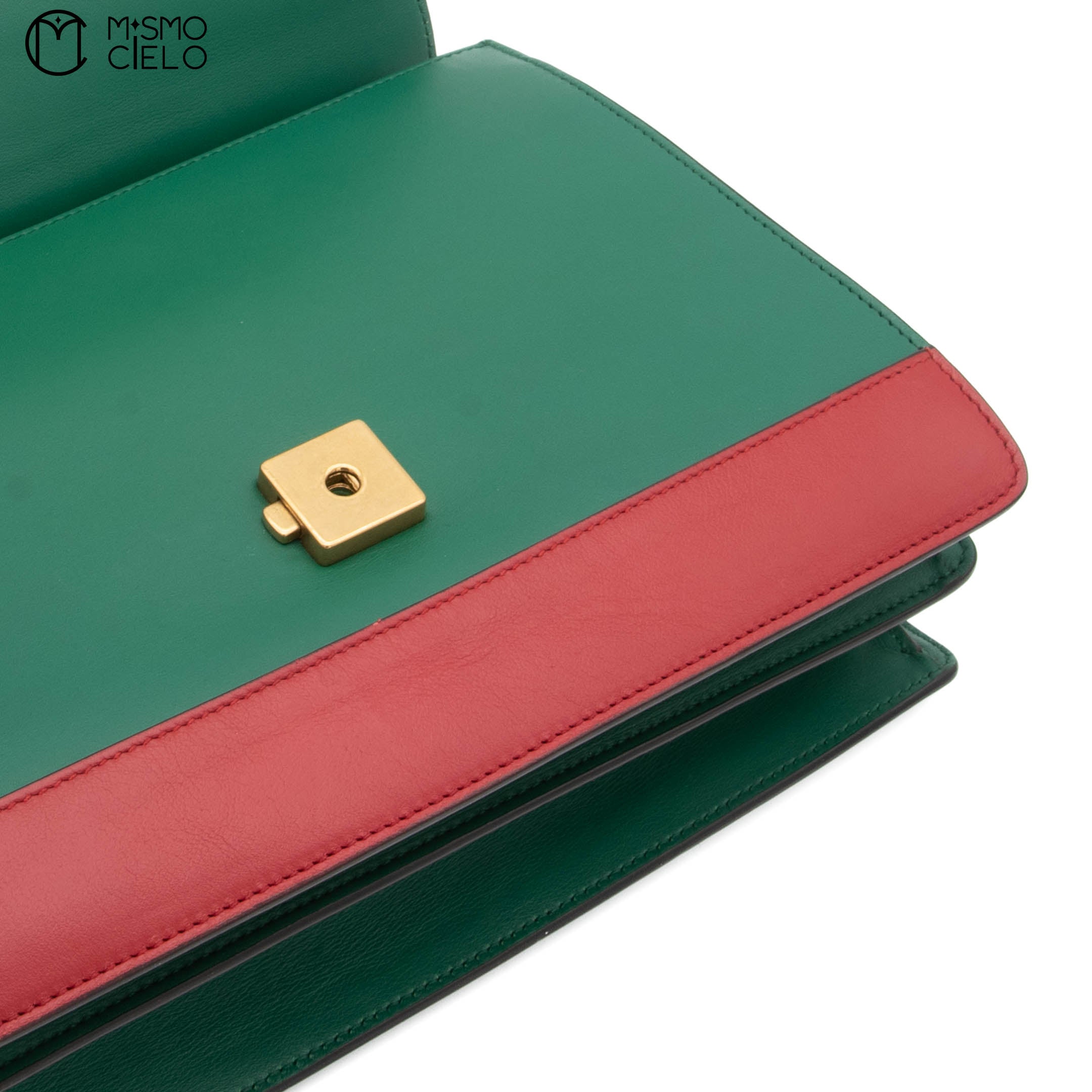 GUCCI Dionysus Handbag Green Leather