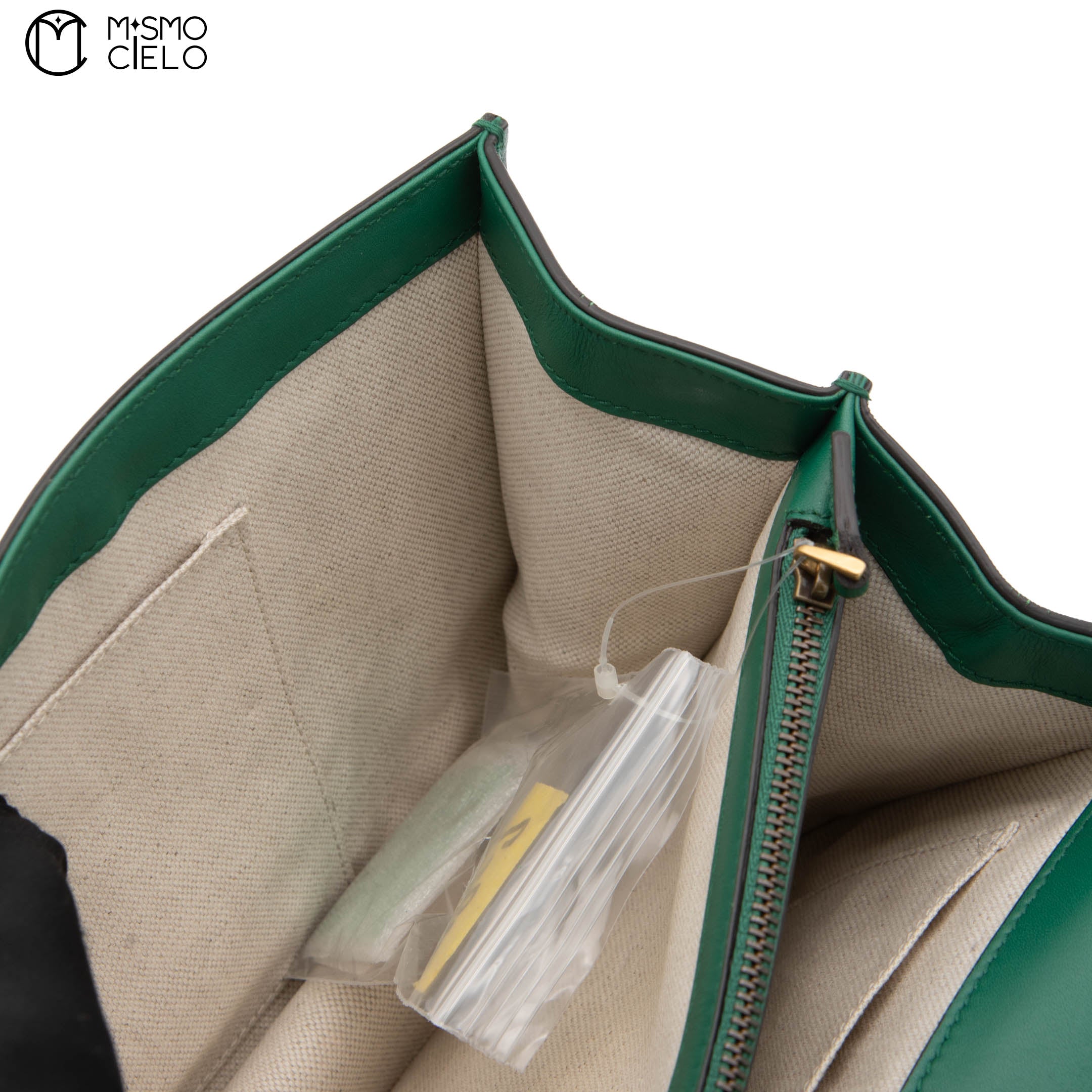 GUCCI Dionysus Handbag Green Leather