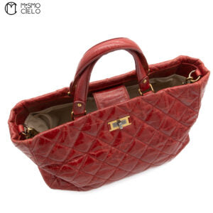 Matelasse Chain Tote Aged Calfskin