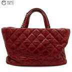 Matelasse Chain Tote Aged Calfskin