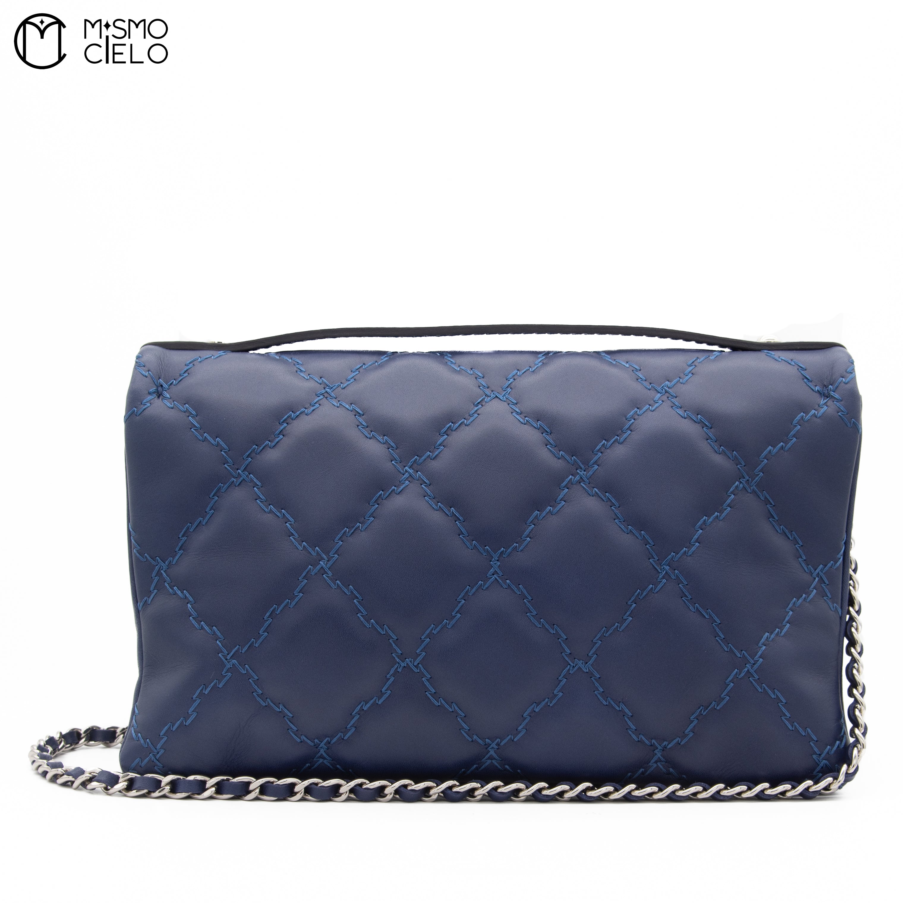 Ultra Stitch Lamb Skin Chain Shoulder Bag