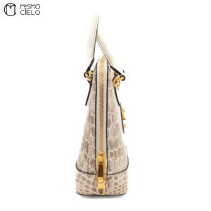 Himalayan Crocodile Horsebit 1955 Handbag