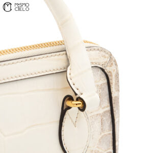 Himalayan Crocodile Horsebit 1955 Handbag