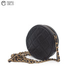 Lambskin Coco Mark Lucky Charm Chain Shoulder Bag