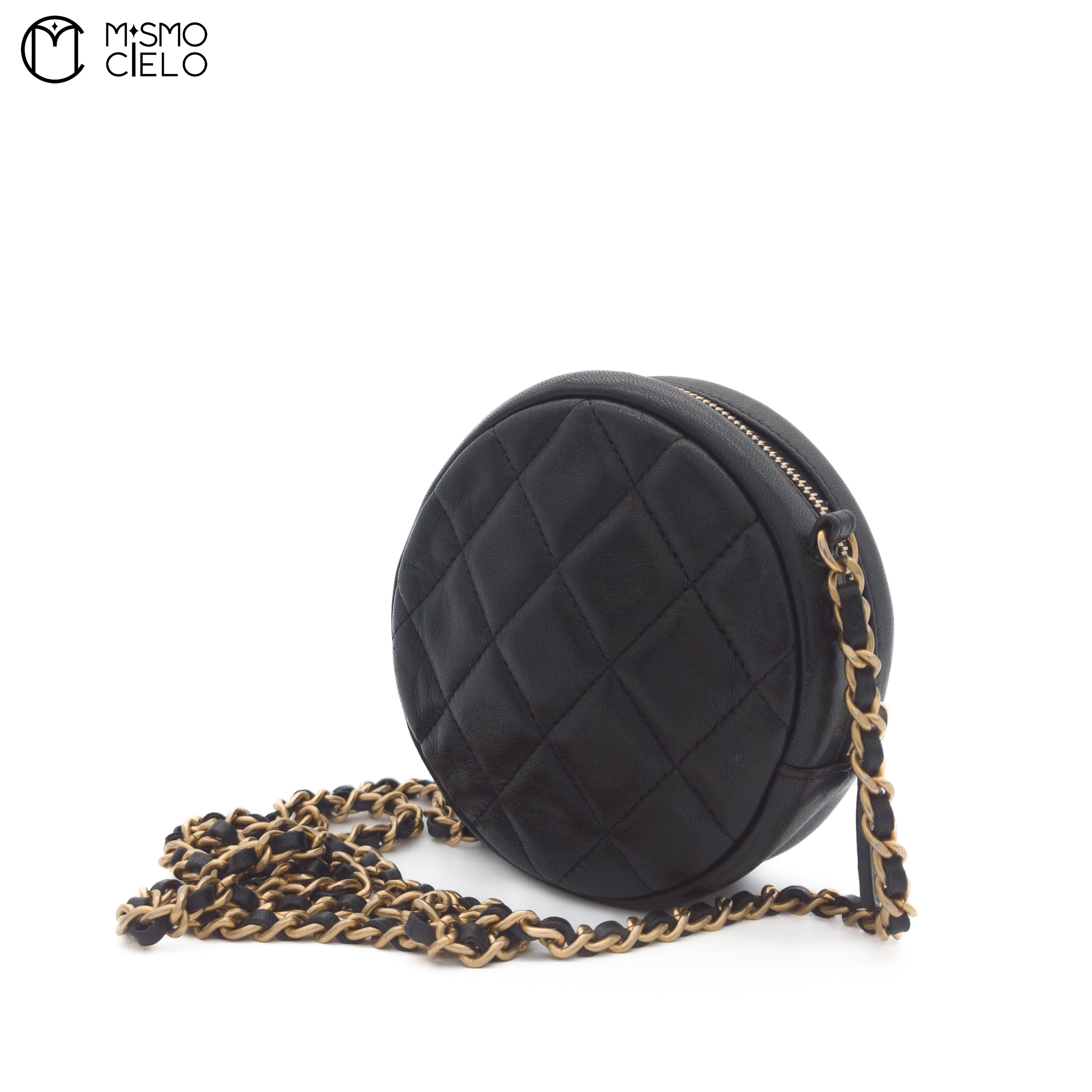 Lambskin Coco Mark Lucky Charm Chain Shoulder Bag