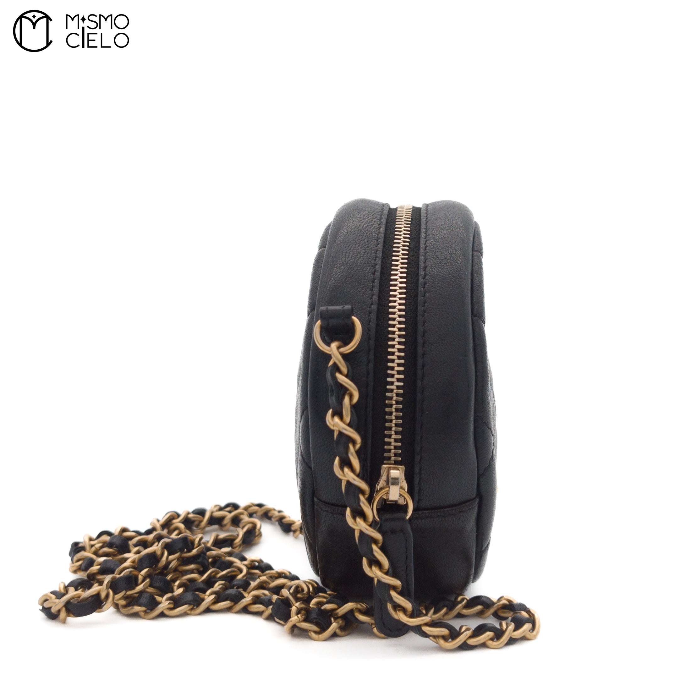 Lambskin Coco Mark Lucky Charm Chain Shoulder Bag