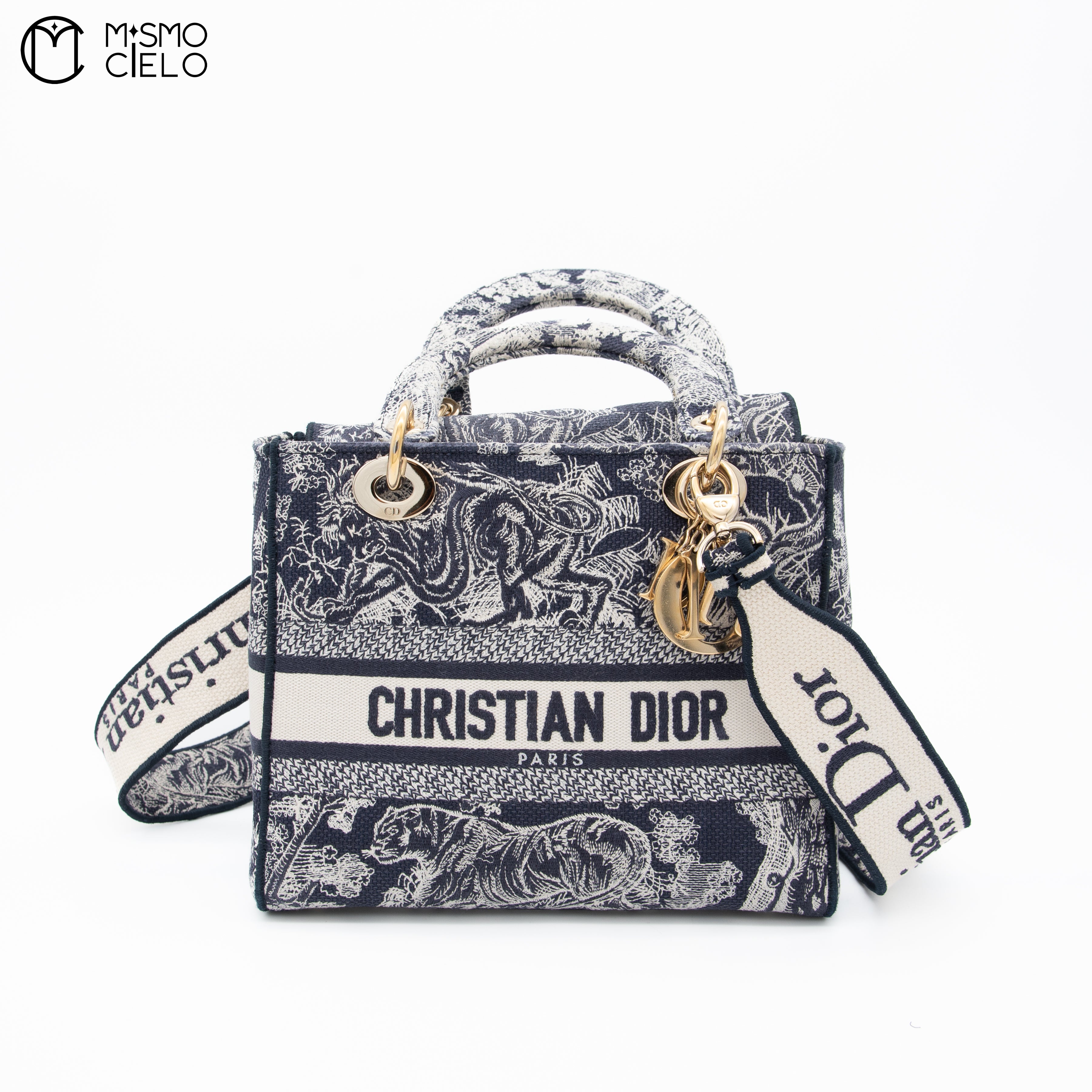 Lady Dior embroidered Shoulder bag
