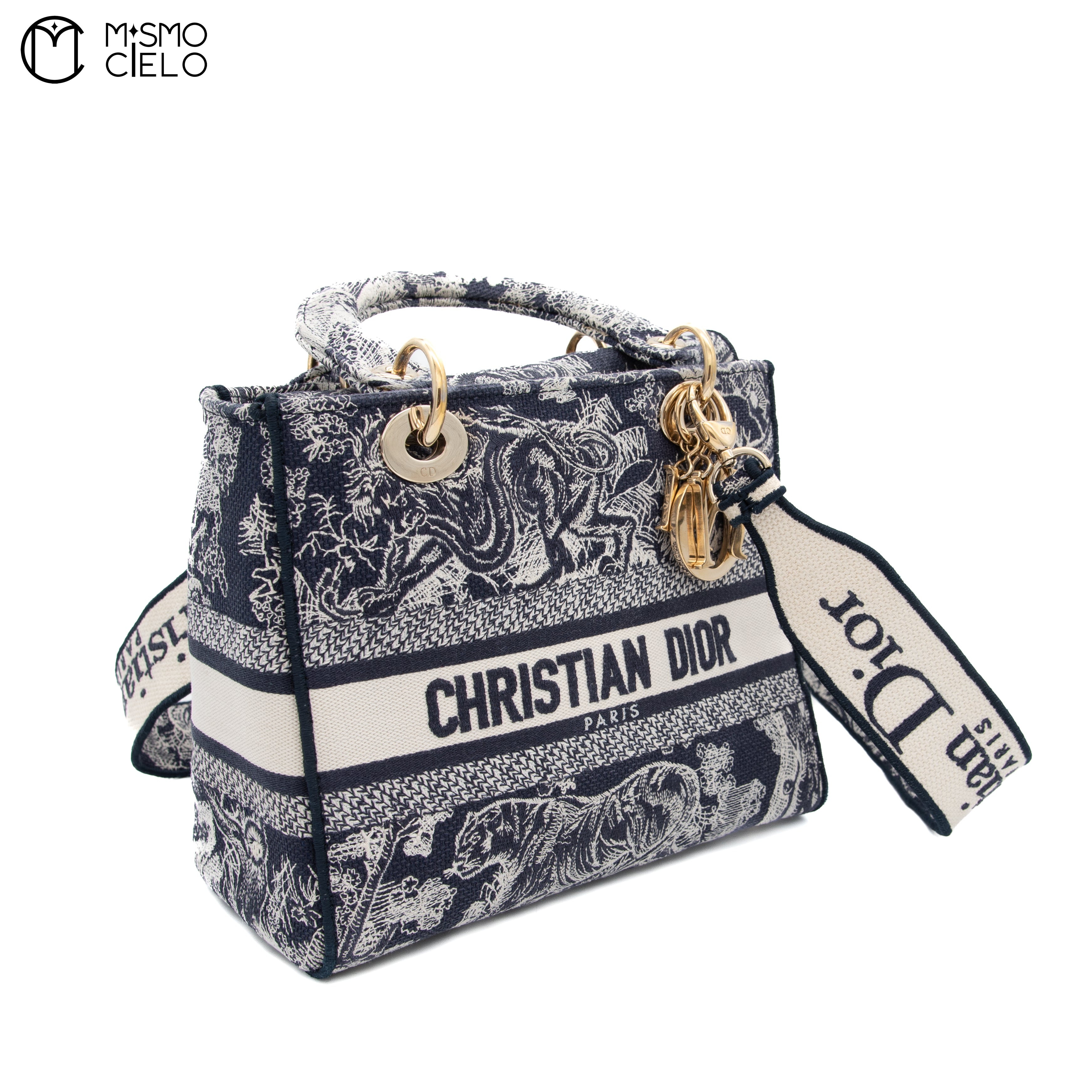 Lady Dior embroidered Shoulder bag