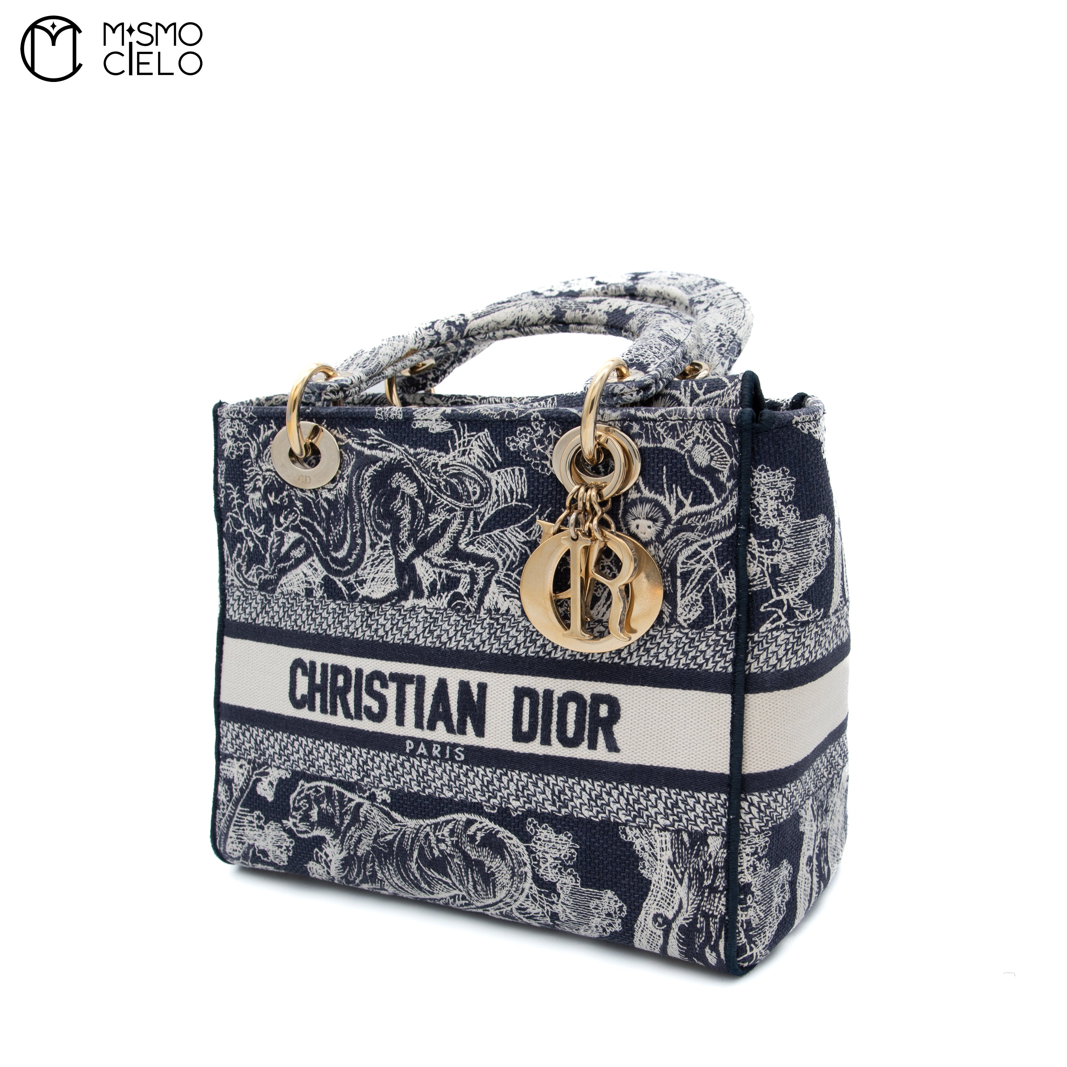Lady Dior embroidered Shoulder bag