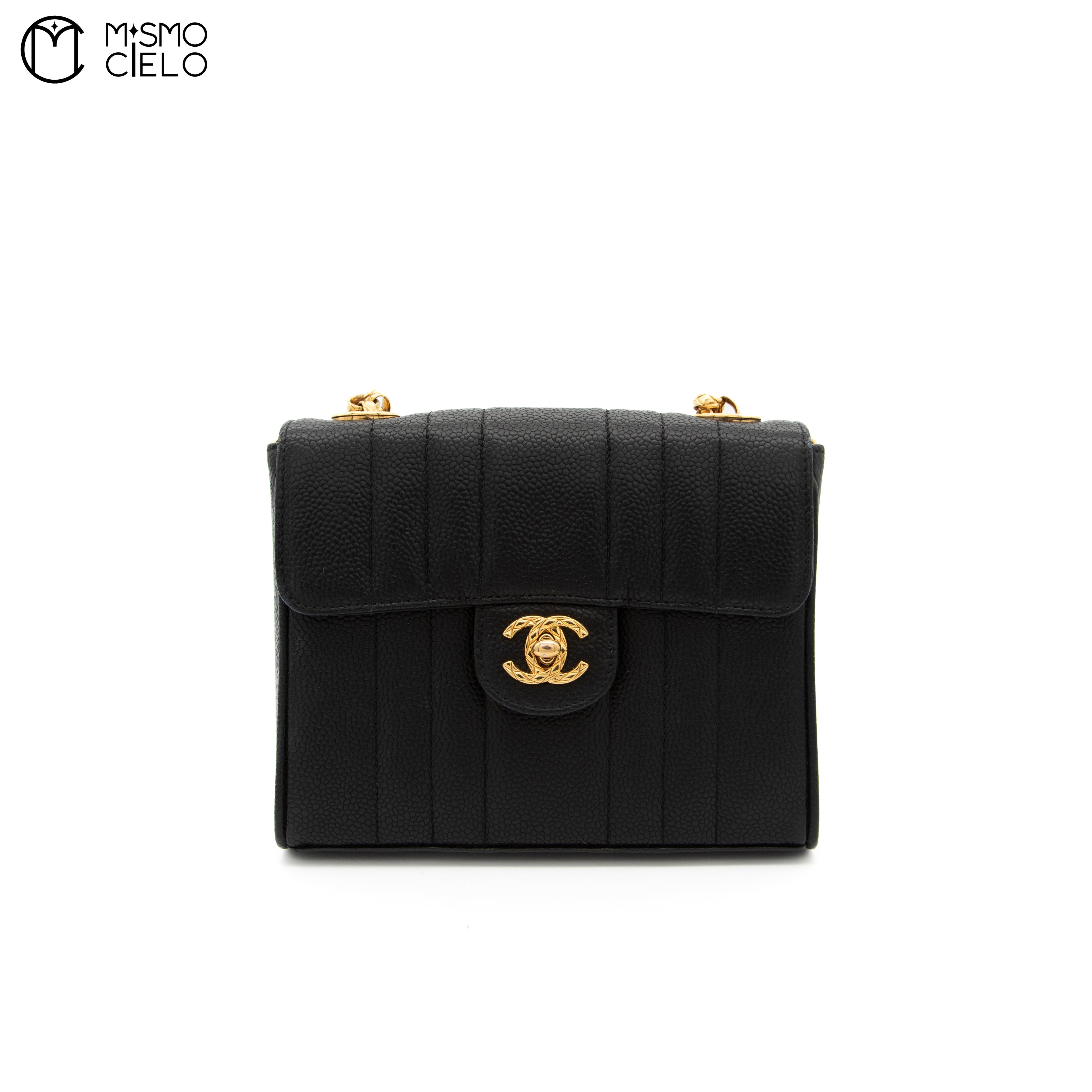 Mademoiselle Caviar Mini Jewel chain Shoulder Bag