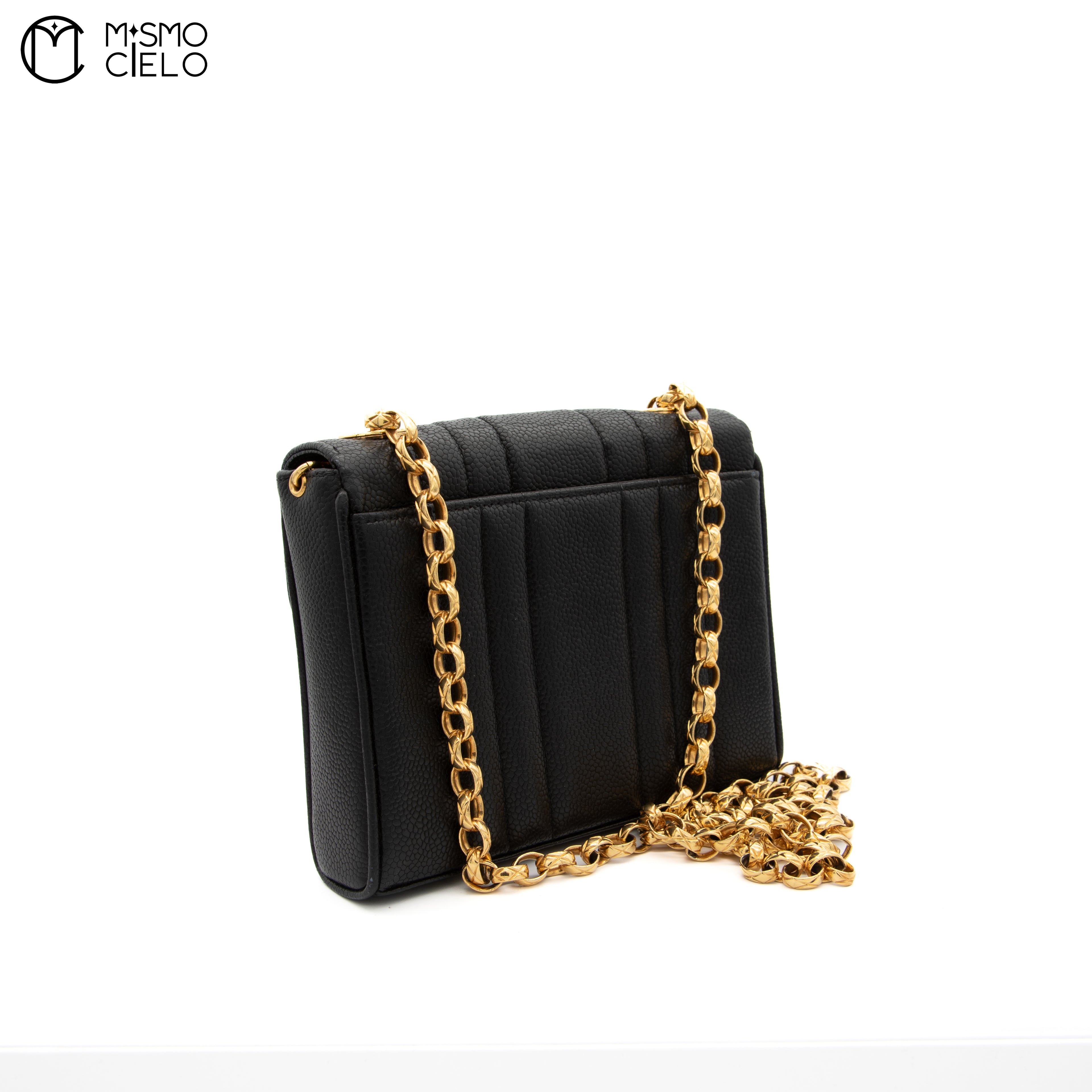 Mademoiselle Caviar Mini Jewel chain Shoulder Bag