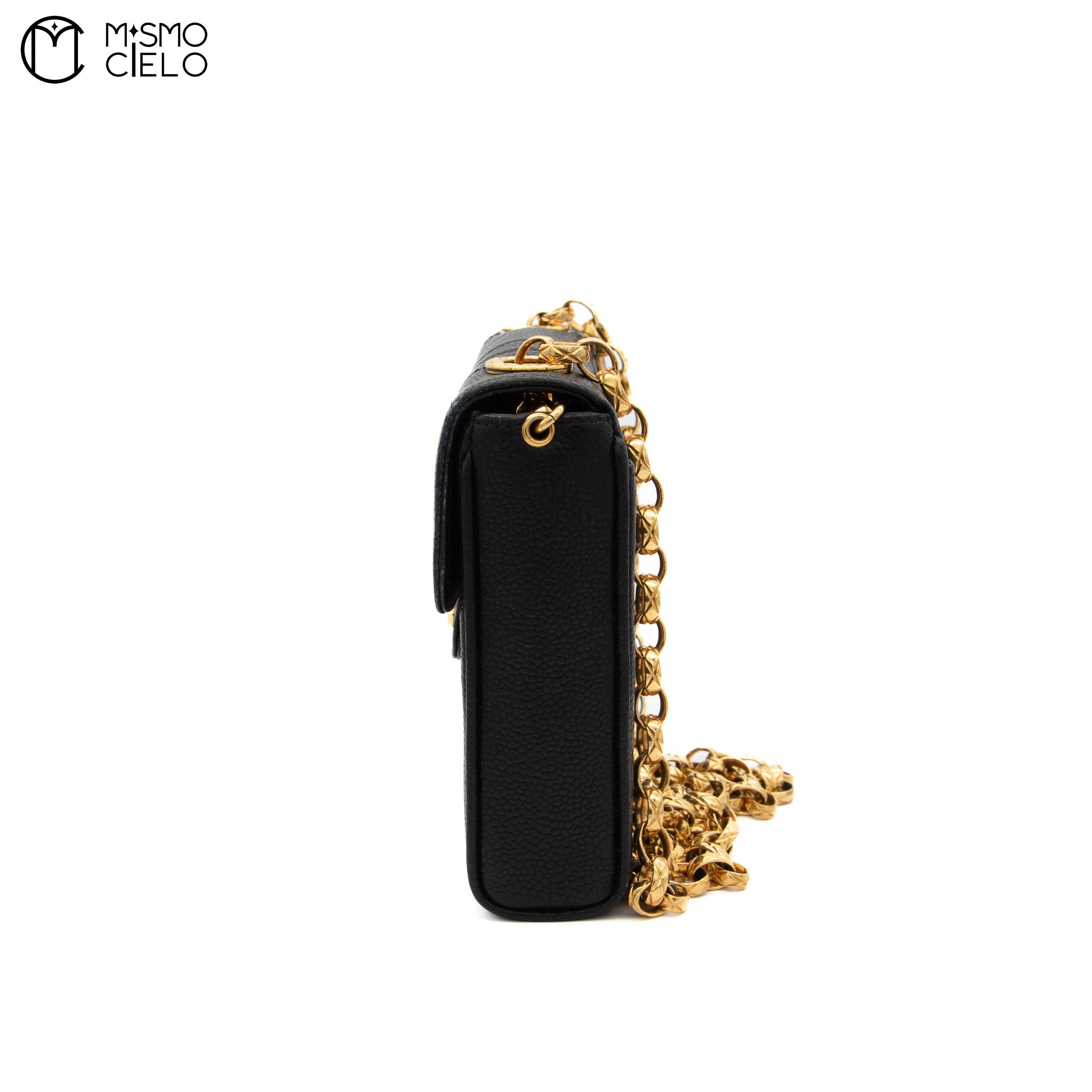 Mademoiselle Caviar Mini Jewel chain Shoulder Bag