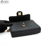 Mademoiselle Caviar Mini Jewel chain Shoulder Bag