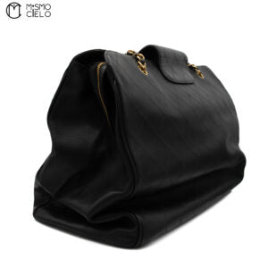 Bicolor Supermodel Chain Travel Bag