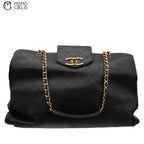 Bicolor Supermodel Chain Travel Bag