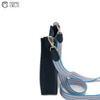 Taurillon Navy Evelyn Mini Tote Bag