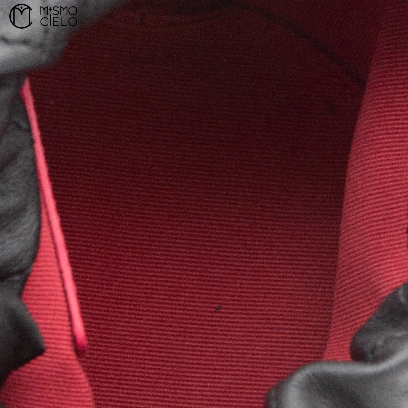 Matelasse Lambskin Drawstring Pearl Chain Pouch