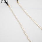 Matelasse Lambskin Drawstring Pearl Chain Pouch