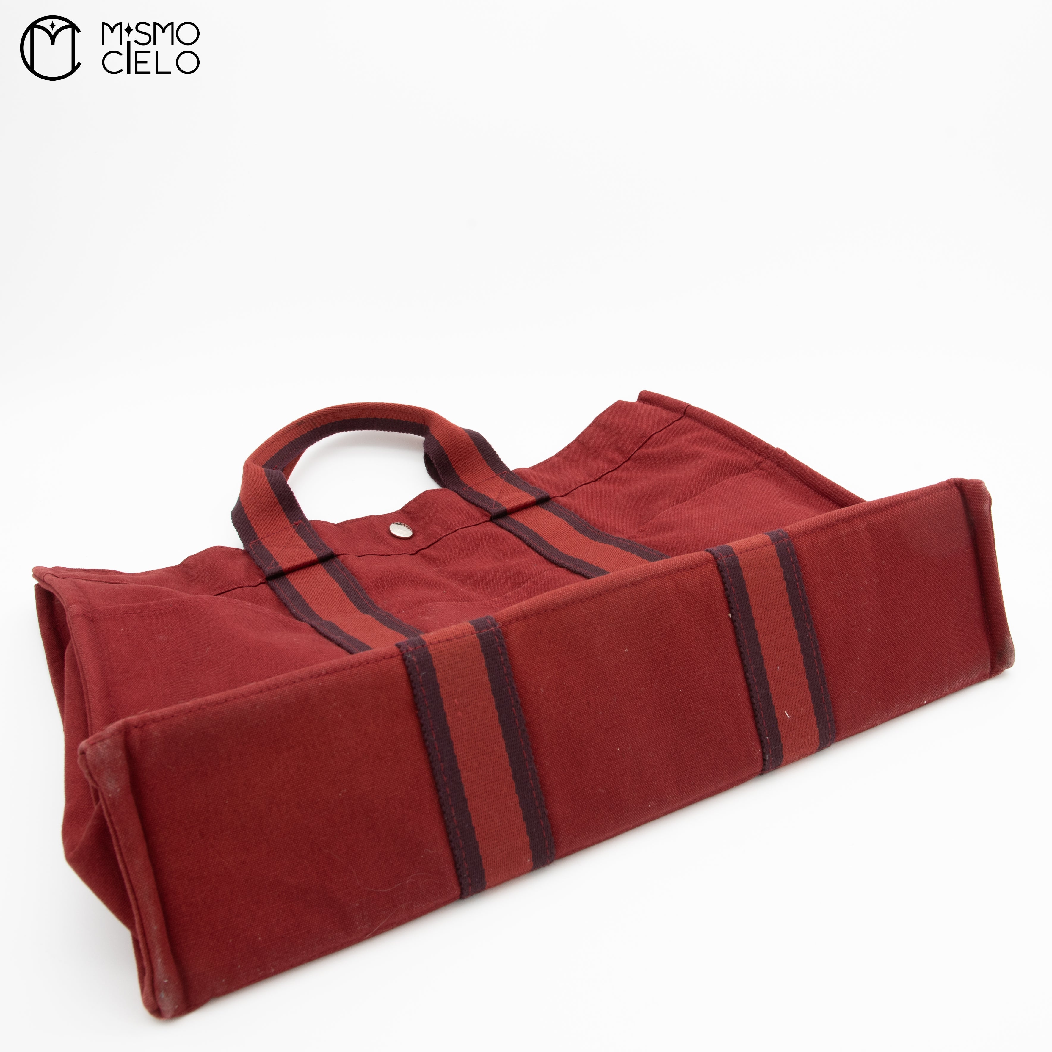 Foule Tote MM Canvas Bordeaux
