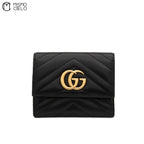 GG Marmont Compact Wallet Black