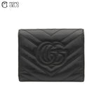 GG Marmont Compact Wallet Black