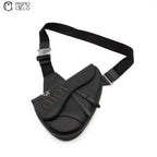 Black Saddle bag with Dior Print