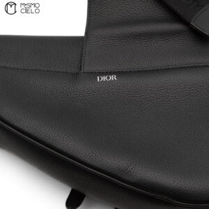 Black Saddle bag with Dior Print