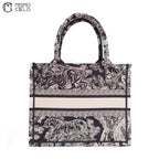 Toile De Jouy Book Tote Bag