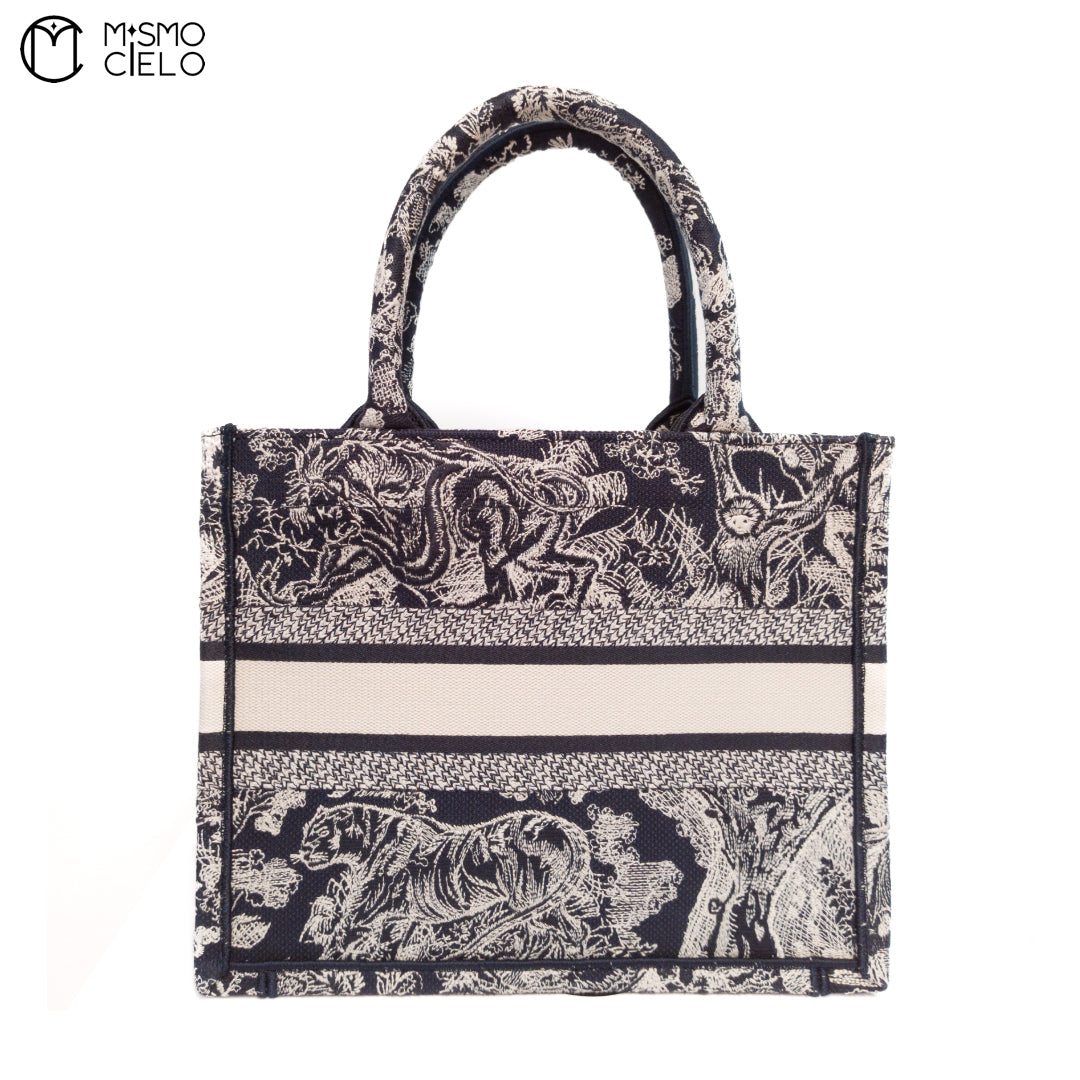 Toile De Jouy Book Tote Bag