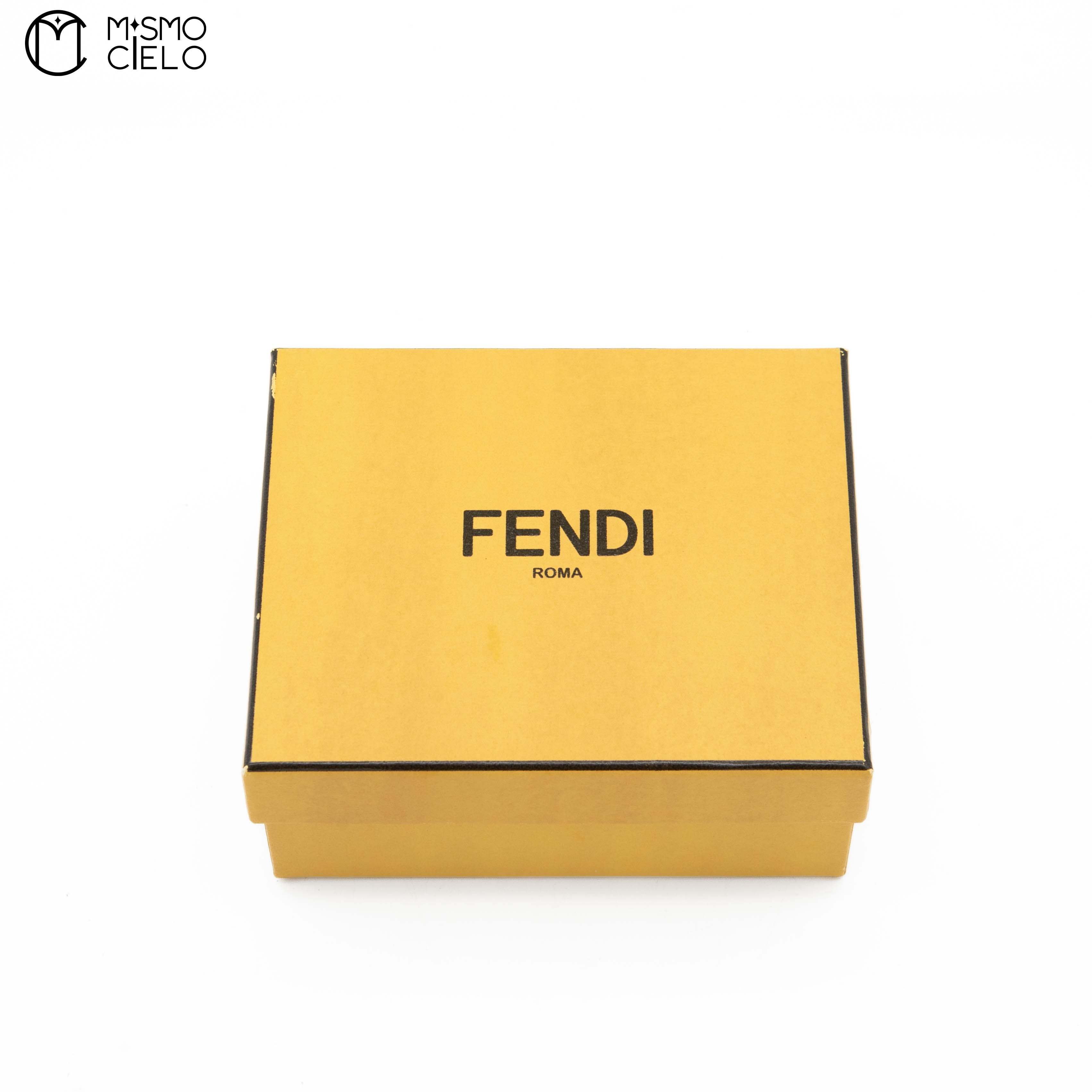 FENDI First Charm Nano Bag Grey Python *