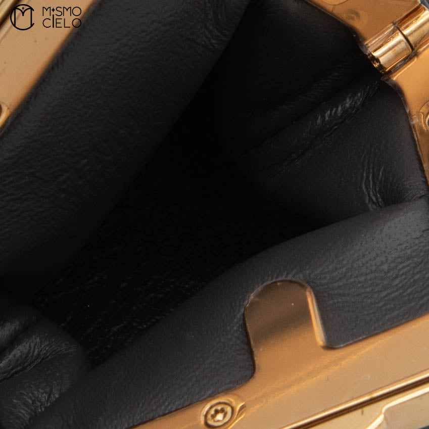 FENDI First Charm Nano Bag Grey Python *