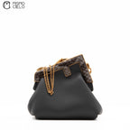 FENDI First Charm Nano Bag Grey Python *