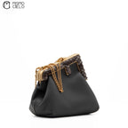 FENDI First Charm Nano Bag Grey Python *