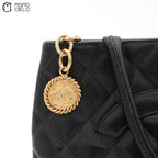 Caviar Skin Black Tote Bag
