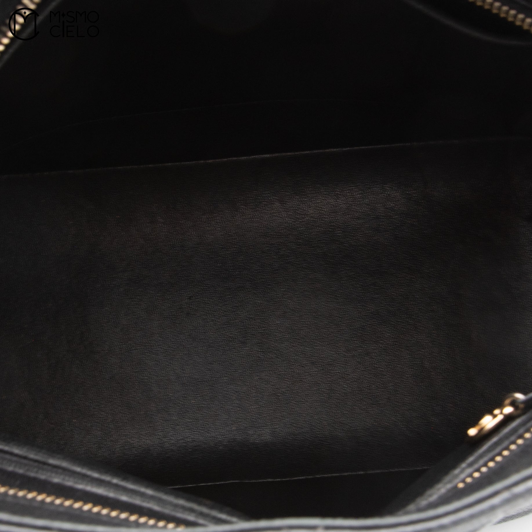 Caviar Skin Black Tote Bag