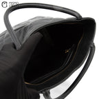 Caviar Skin Black Tote Bag
