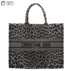 CHRISTIAN DIOR Large Book Tote Leopard