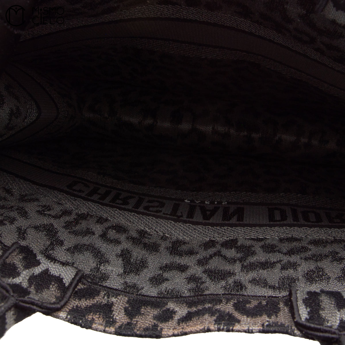 CHRISTIAN DIOR Large Book Tote Leopard
