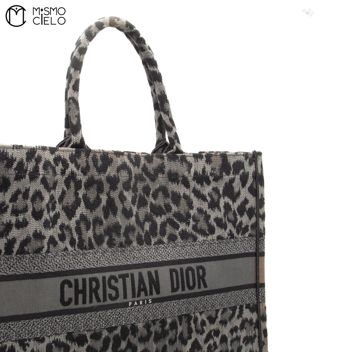 CHRISTIAN DIOR Large Book Tote Leopard