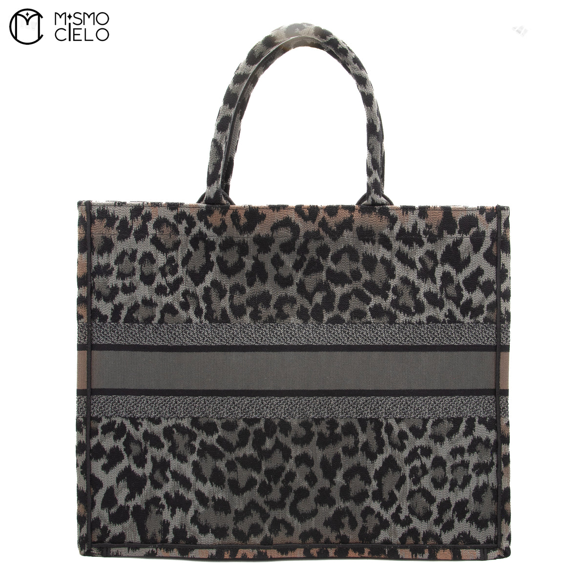 CHRISTIAN DIOR Large Book Tote Leopard