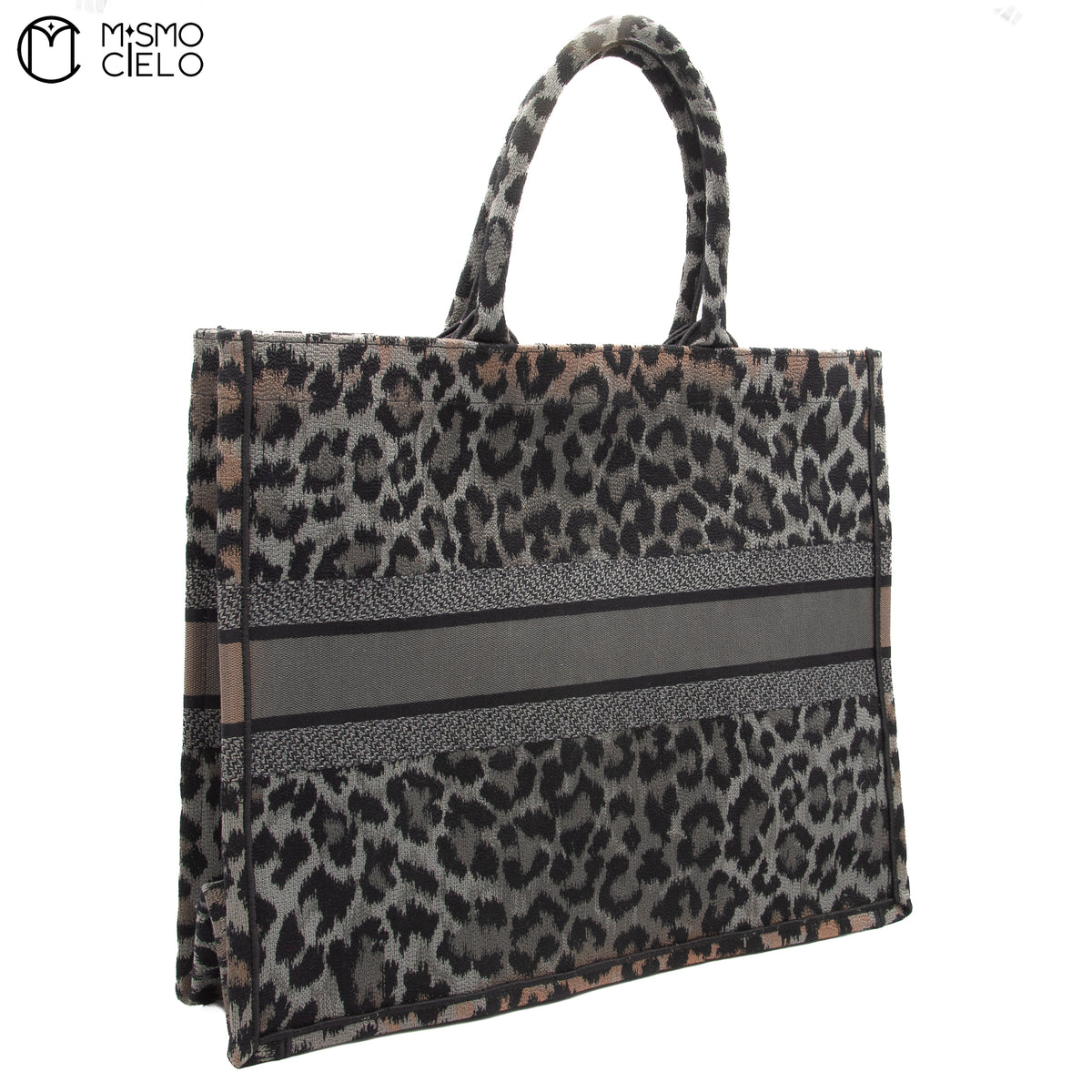 CHRISTIAN DIOR Large Book Tote Leopard