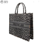 CHRISTIAN DIOR Large Book Tote Leopard