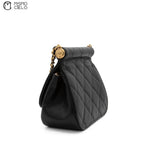 Matelasse Caviar Skin Coco Mark Pouch