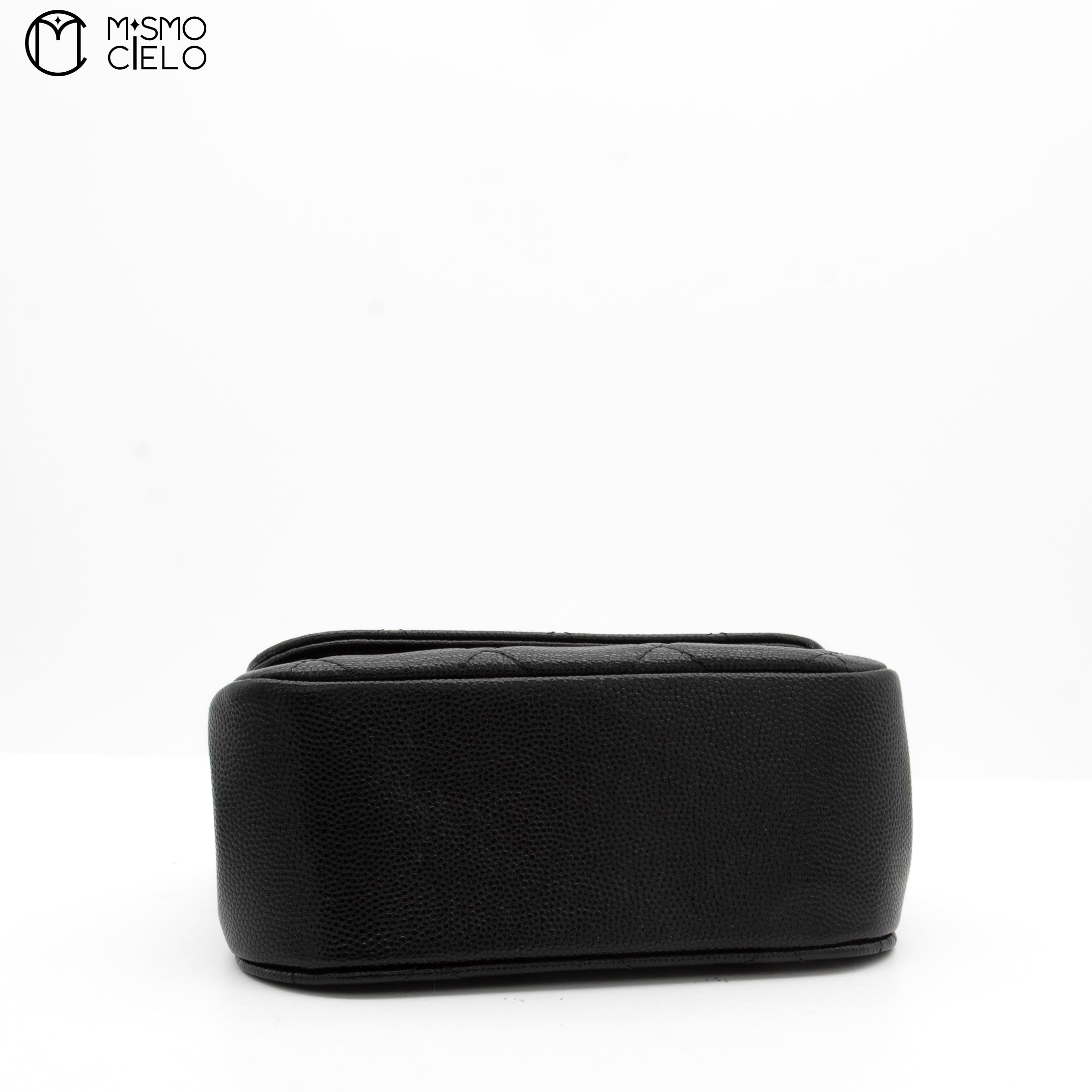 Matelasse Caviar Skin Coco Mark Pouch