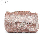 Spangle Gradient Sequin Shoulder Bag