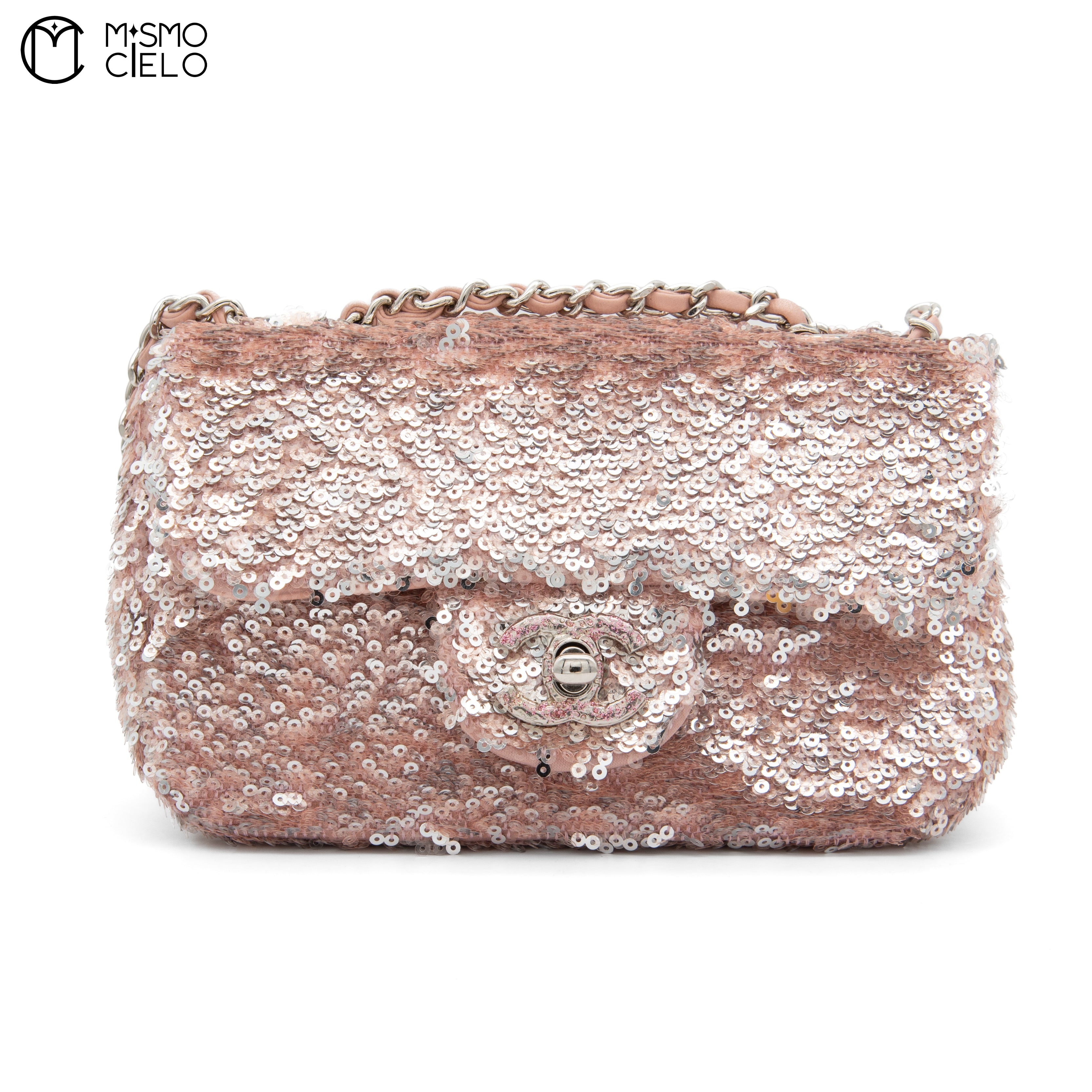 Spangle Gradient Sequin Shoulder Bag